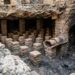 Banheiro romano com piso aquecido em Vrelo-Šarkamen