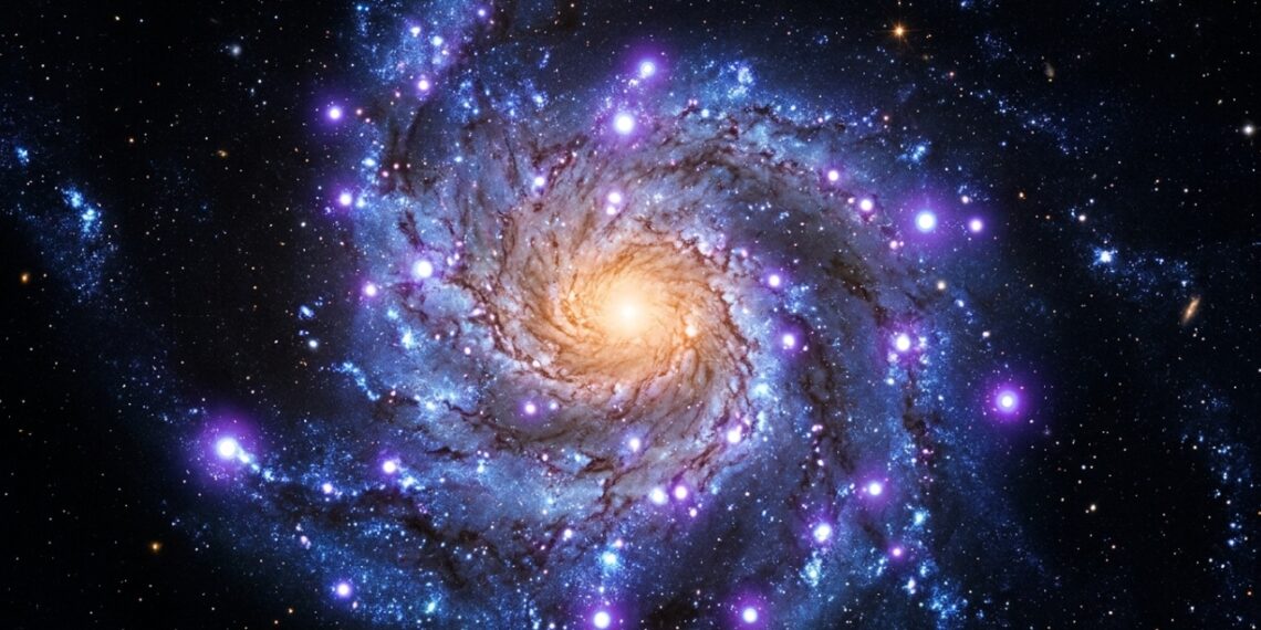 Chandra encontra 84 fontes hipermacias em seis galáxias