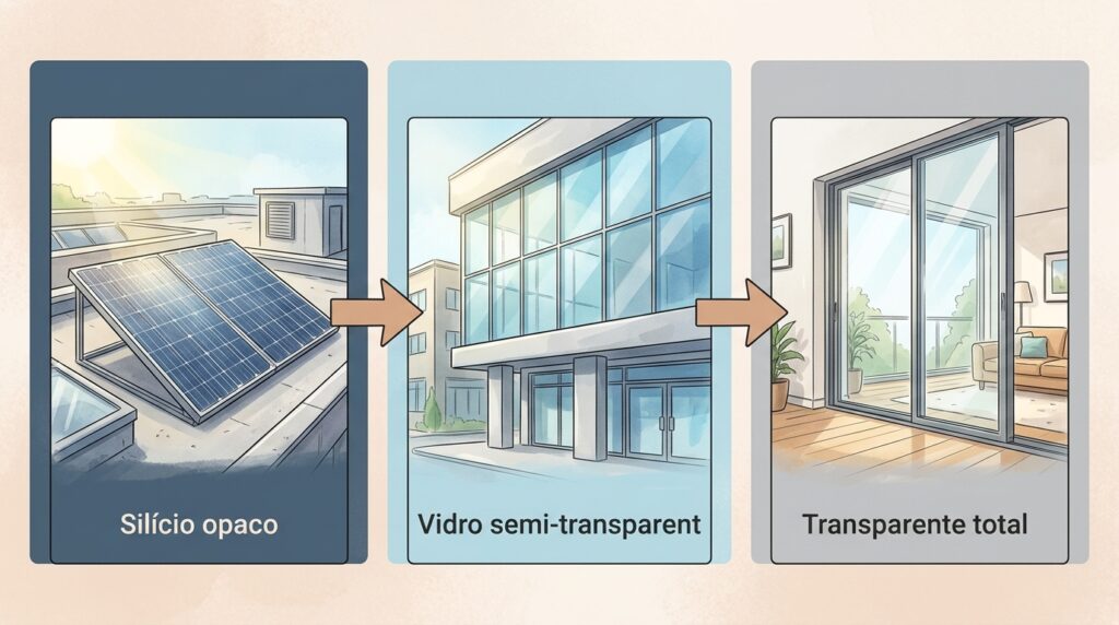 O truque revolucionário com sais orgânicos que permite capturar energia solar invisível sem escurecer os prédios