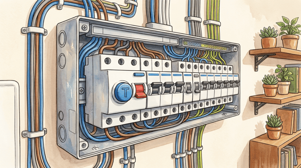 Existe um botão de teste esquecido no quadro de luz da sua casa que deve ser apertado de tempos em tempos para evitar choques fatais