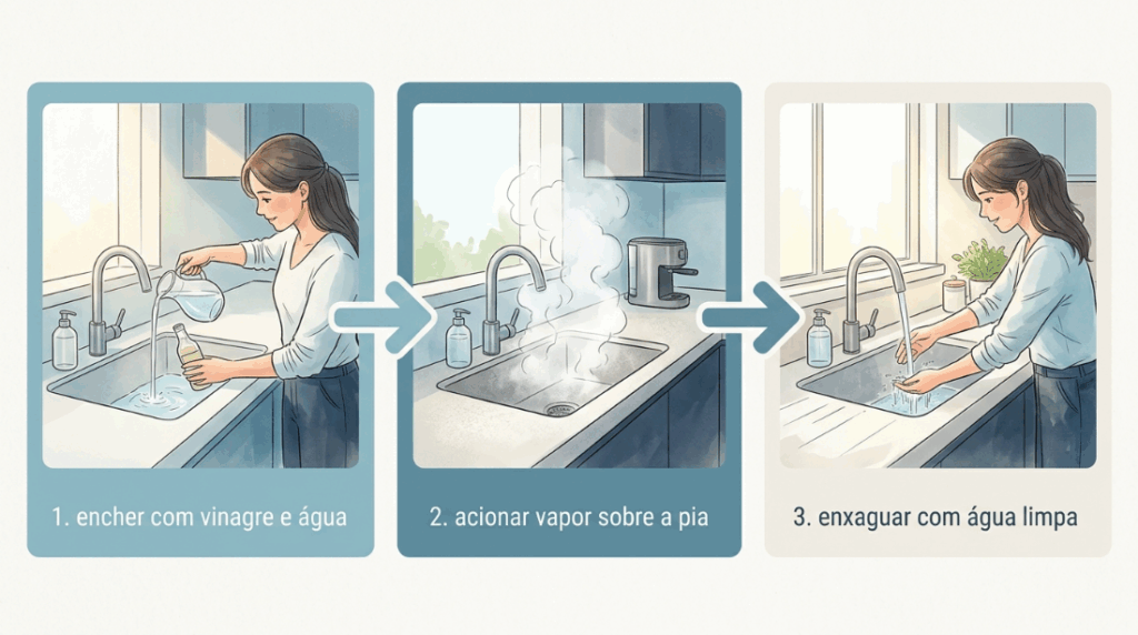 Seu ferro a vapor cospe água amarelada e mancha as roupas brancas na hora de passar? O calcalcário acumulado no reservatório interno é o culpado