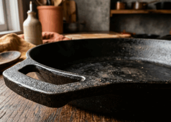 Passar óleo comum e guardar: o erro que faz sua panela de ferro fundido ficar pegajosa e com gosto rançoso
