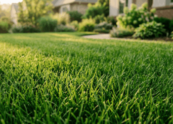 Aparar a grama muito rente ao chão no período de sol forte tira a proteção natural e deixa o gramado cheio de falhas amareladas