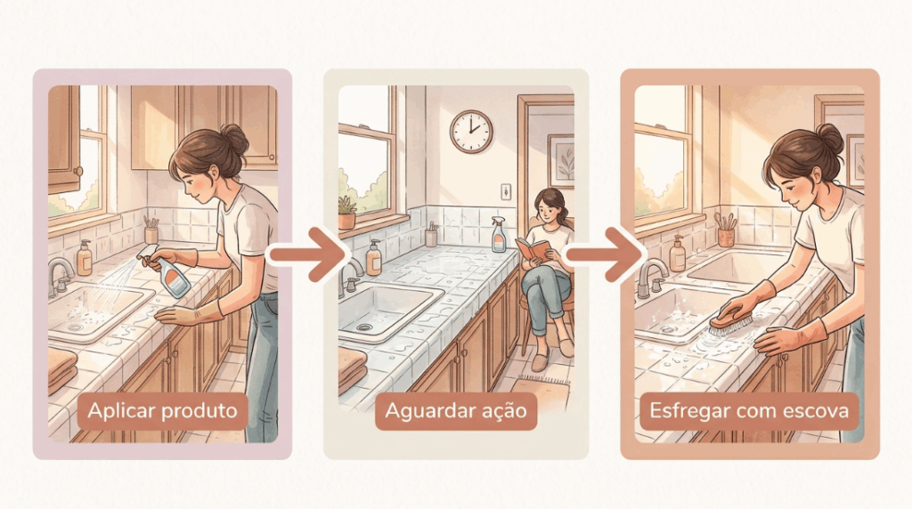O piso da sala parece sempre opaco mesmo após a faxina? O rejunte encardido pelo tráfego diário rouba o brilho de qualquer cerâmica limpa