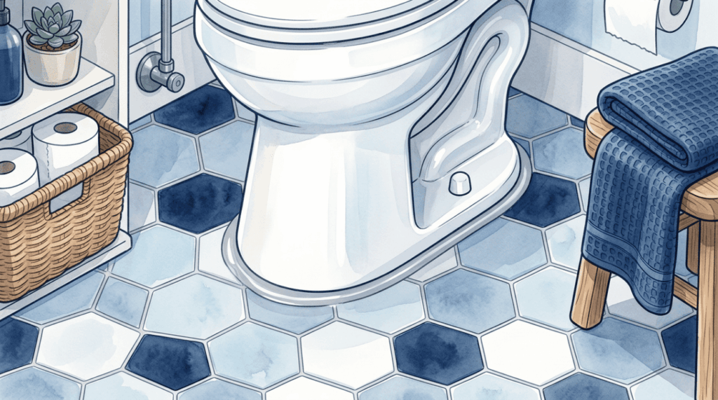 O banheiro está com um cheiro estranho mesmo após a limpeza pesada? O culpado pode ser o silicone antigo na base do vaso sanitário