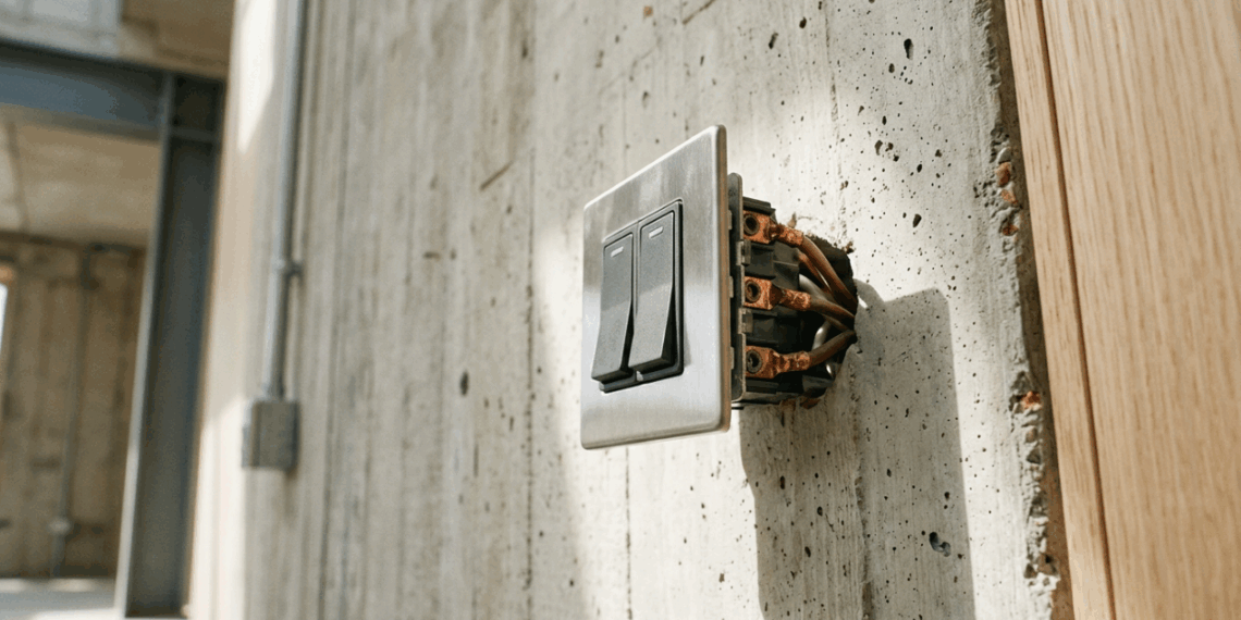Aquela faísca ou estalo leve ao acender o interruptor da luz não é normal: indica que os contatos internos estão derretendo por dentro da parede