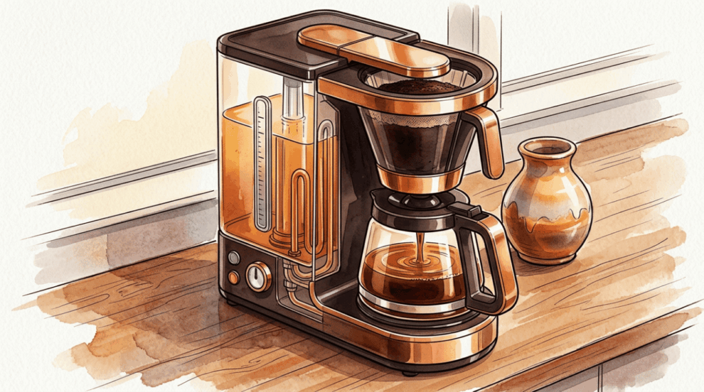 O gosto do seu café mudou de repente? O problema pode não ser o pó, mas o acúmulo invisível de minerais dentro da máquina