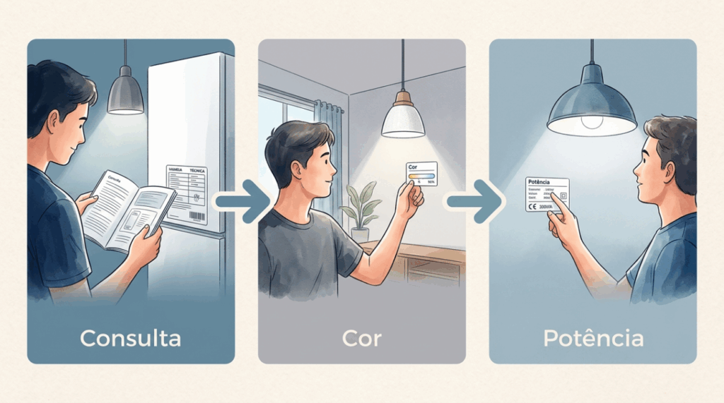 Sua luminária de LED moderna queimou e você acha que precisa trocar a peça inteira? Entenda o que verificar antes de jogar o equipamento fora