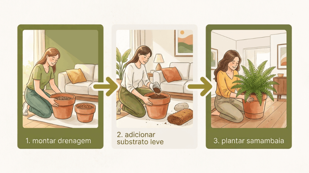 Suas samambaias murcham e morrem logo depois que você as planta em terra comum? O segredo esquecido sobre a aeração que elas exigem