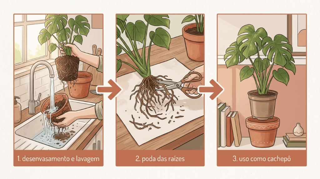 Apaixonado por aquele vaso esmaltado lindo sem nenhum furo embaixo? O risco de transformar a peça em uma piscina que afoga a planta é real