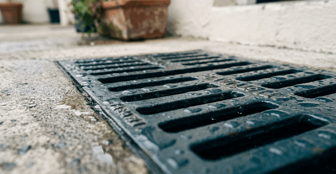 A varanda do apartamento vira uma piscina toda vez que chove forte? O ralo do piso está completamente sufocado por detritos acumulados