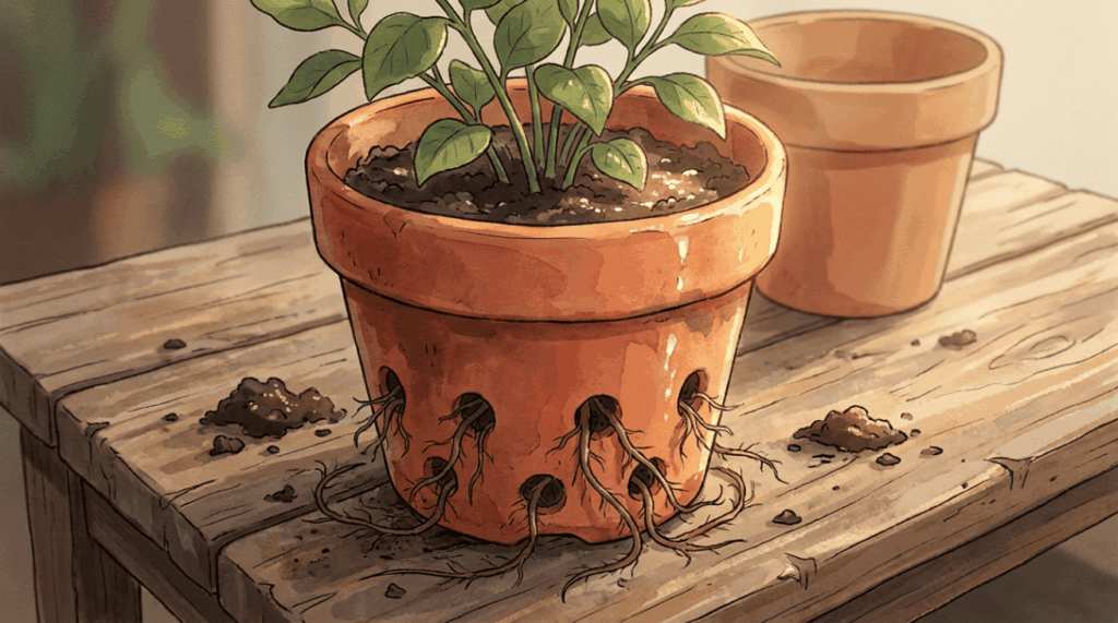 Trocar uma planta pequena direto para um vaso enorme parece dar mais espa&ccedil;o, mas pode deixar as ra&iacute;zes molhadas por tempo demais