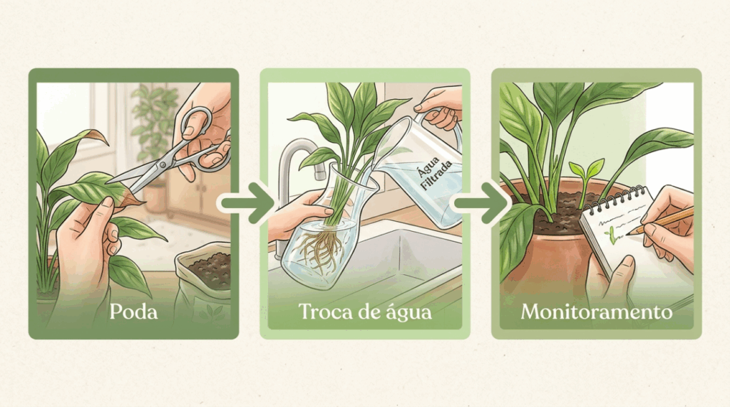 As pontas das folhas das suas plantas estão sempre queimadas e marrons? O culpado pode ser um detalhe invisível presente na água da torneira