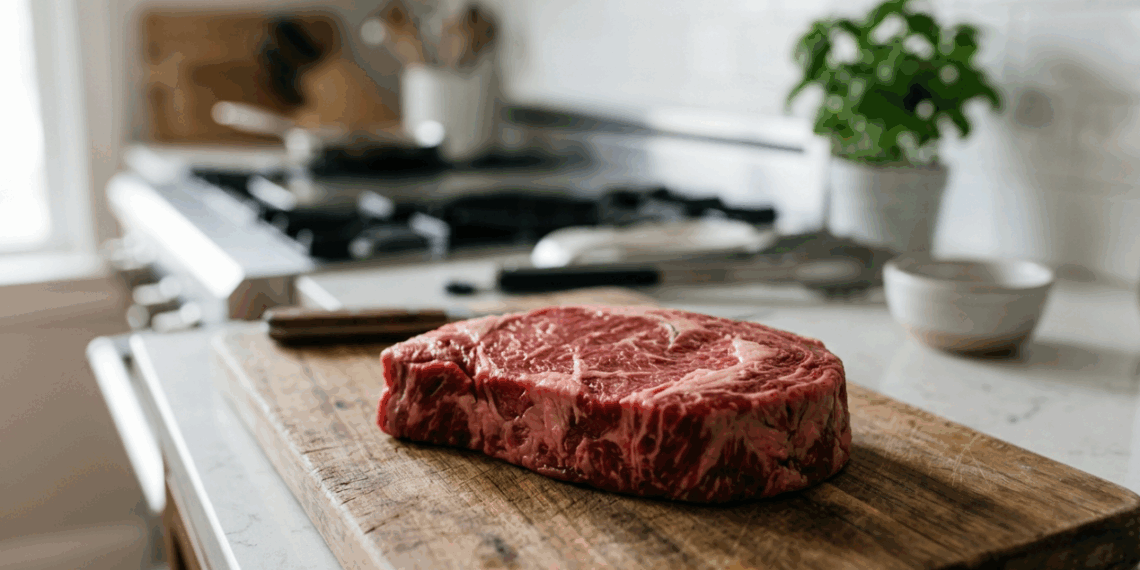 Descongelar a carne de cima da mesa em temperatura ambiente parece inofensivo, mas transforma o alimento em um campo de proliferação bacteriana