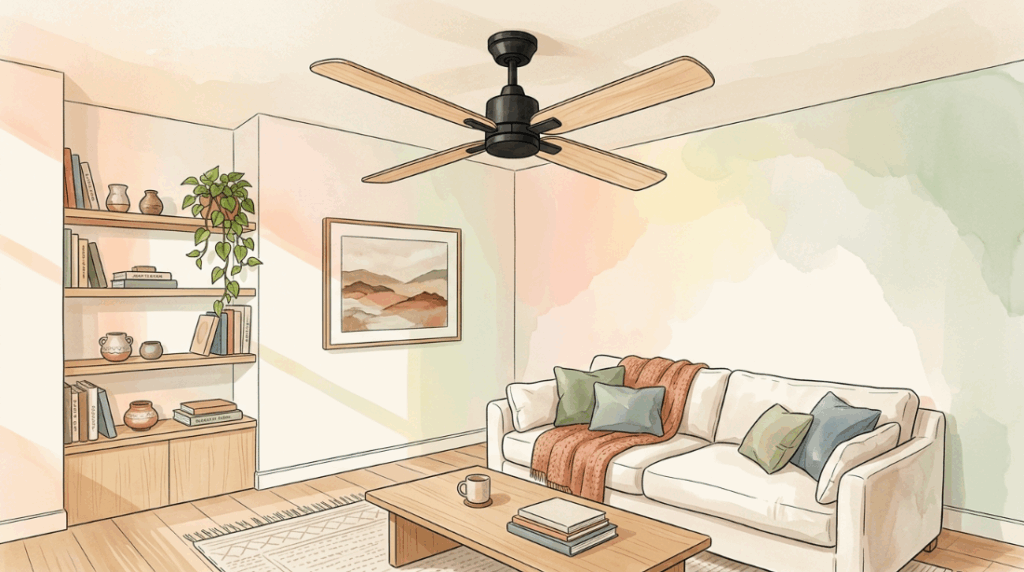 Seu ventilador de teto balança inteiro e faz um barulho estranho ao ligar na velocidade máxima? O segredo pode ser uma camada invisível de pó nas pás