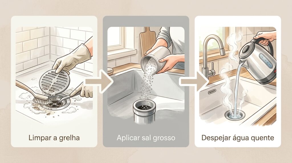 Como otimizar a manutenção corretiva de pias de banheiro aplicando princípios de desidratação salina e catálise térmica