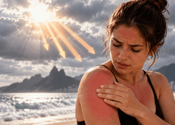 A pele fica vermelha depois de passar o dia no mormaço? Entenda como a radiação ultravioleta pode provocar queimaduras mesmo sem sol visível