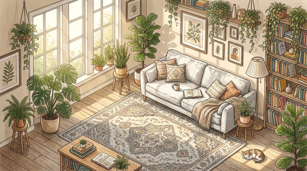 O truque do bicarbonato no tapete da sala que arranca o cheiro de cachorro e umidade