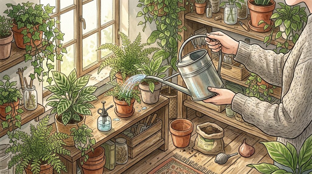 Regar plantas ornamentais apenas com água mineral refinada parece um cuidado extra, mas pode privar o vegetal de minerais cruciais para o seu desenvolvimento