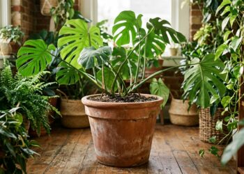 A planta no vaso de cerâmica murcha muito rápido? O truque do mergulho na água evita que a terra fique seca