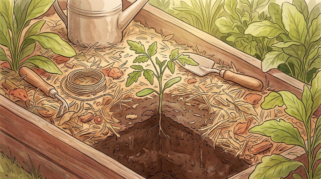 Regar as plantas novas usando o jato forte da mangueira desenterra as raízes sem você perceber e deixa o vegetal vulnerável à desidratação