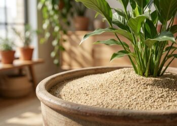 Nuvem de mosquitinhos pretos voando ao redor dos vasos na sala? O truque da camada de areia resolve a infestação na raiz