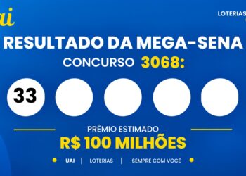 Resultado da Mega-Sena de hoje: veja os números e o rateio do concurso 3068, que pode pagar R$ 100 milhões (quinta-feira, 08/10)