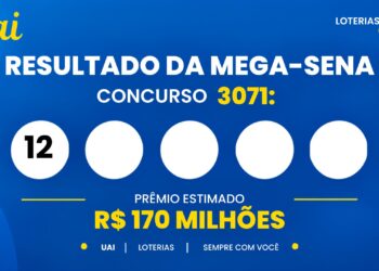 Resultado da Mega-Sena 3071 de hoje (18/10): veja os números sorteados e o prêmio de R$ 170 milhões