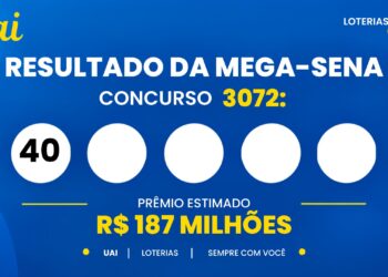 Resultado da Mega-Sena 3072 de hoje (20/10): veja os números sorteados e o prêmio de R$ 185 milhões