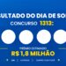 Resultado do Dia de Sorte de hoje: veja os números e o rateio do concurso 1313, que pode pagar R$ 1,8 milhão (sexta-feira, 02/10)