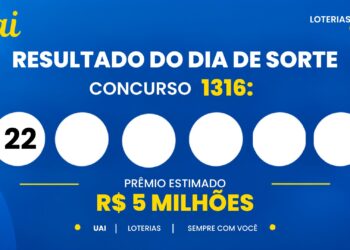Resultado do Dia de Sorte de hoje: veja os números e o rateio do concurso 1316, que pode pagar R$ 2,9 milhões (terça-feira, 06/10)