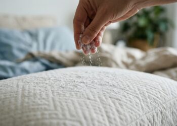 O erro ao lavar travesseiros na máquina que deforma a espuma e cria mofo no interior