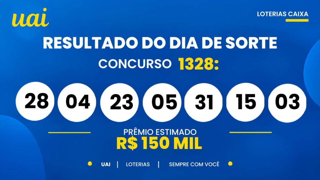 Resultado do Dia de Sorte 1328 de hoje (quarta-feira, 21/10): dezenas sorteadas, Mês da Sorte e rateio