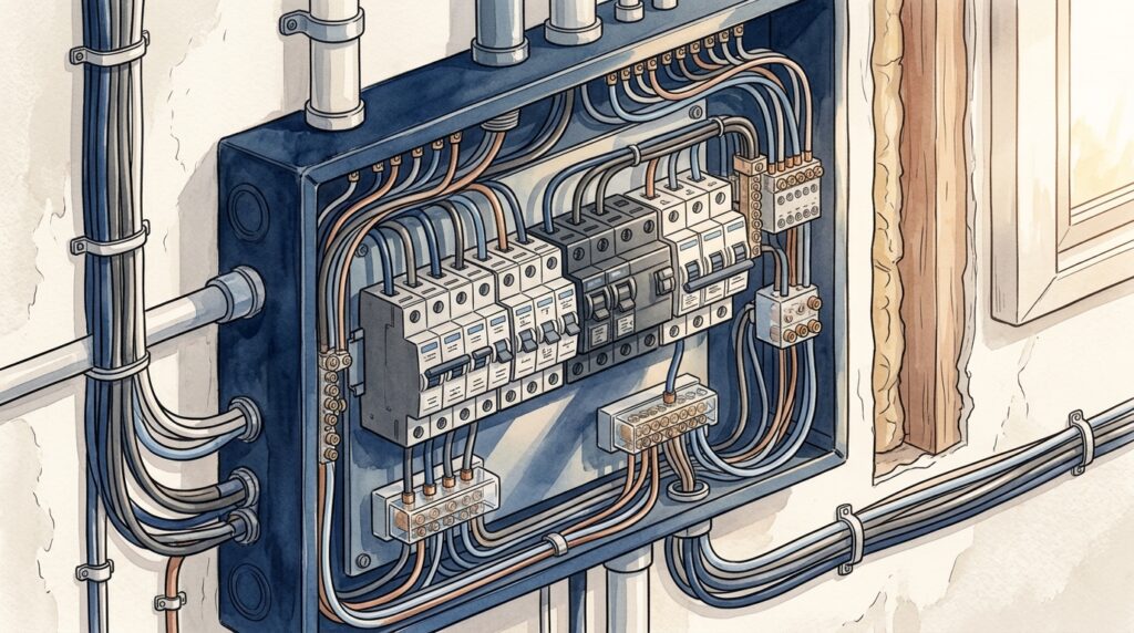 O chuveiro elétrico desarma o disjuntor ou apresenta cheiro de plástico quente sempre que é usado no modo mais quente? O circuito pode estar sobrecarregado