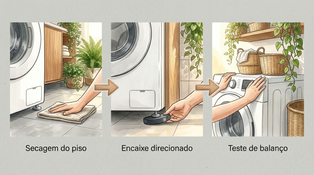 A parte de baixo da sua máquina de lavar começou a pipocar ferrugem e descascar? O contato com as poças de produtos de limpeza é o culpado