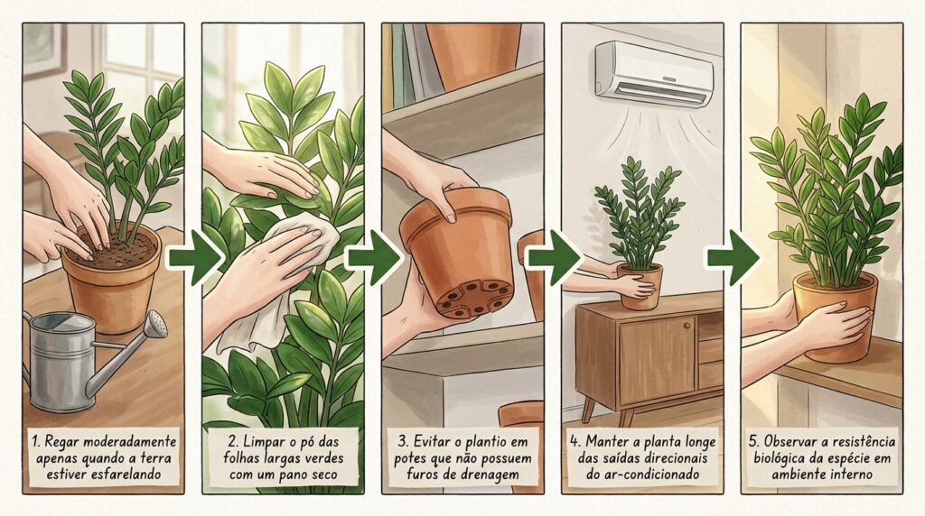 As plantas blindadas que sobrevivem em apartamentos quentes e sem sol direto