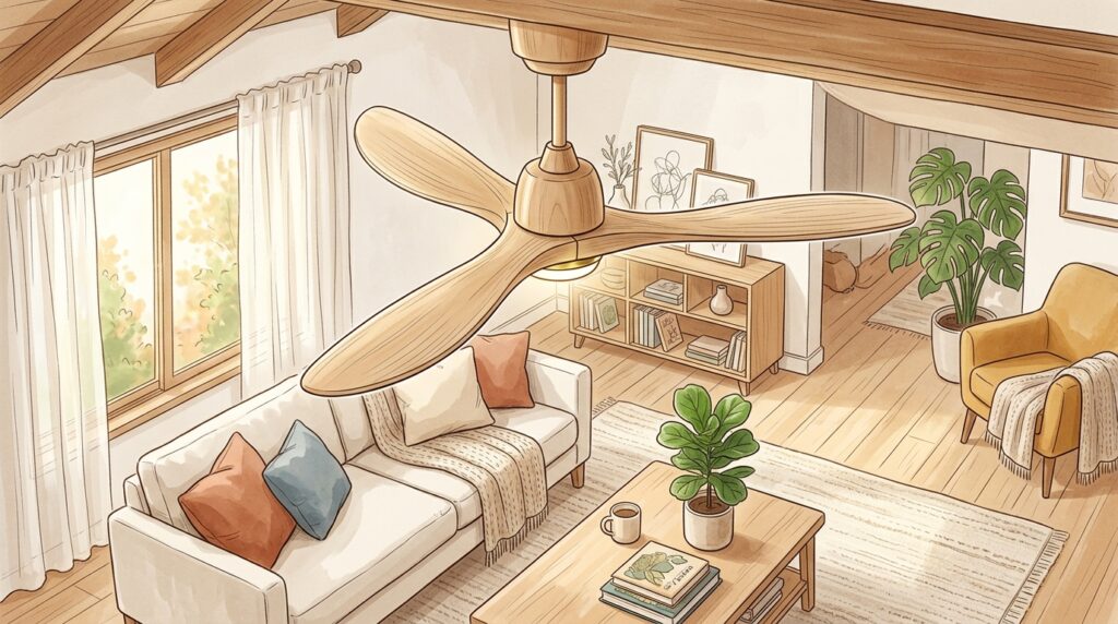 As borrachinhas de acabamento das pás do ventilador de teto começaram a esfarelar e cair no chão da sala? O material envelheceu