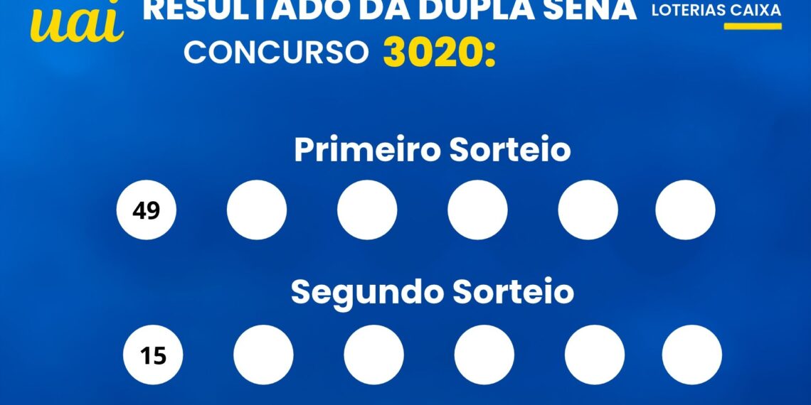 Resultado da Dupla Sena 3020 de hoje (quarta-feira, 14/10): veja os números sorteados e o rateio do prêmio de R$ 8 milhões