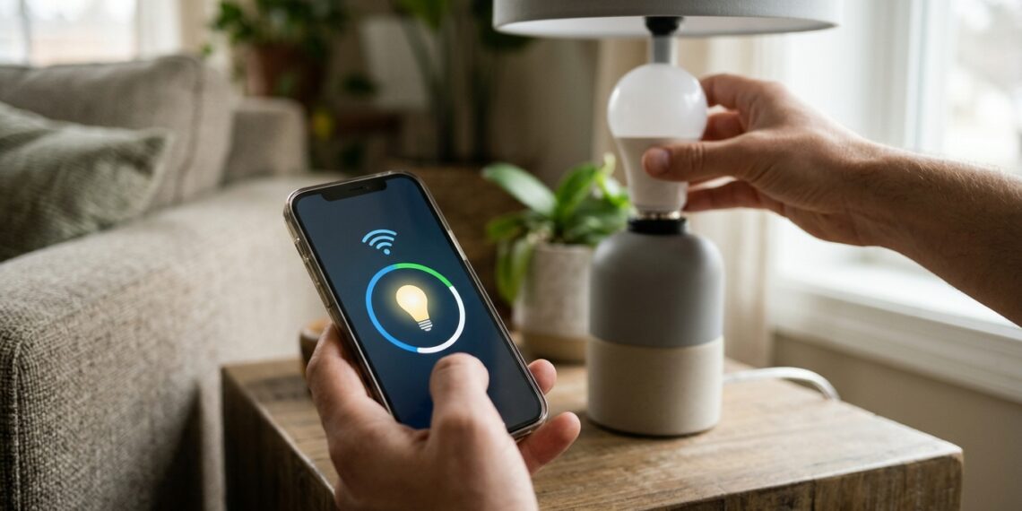 A lâmpada Smart ou tomada inteligente pisca, mas não conecta no Wi-Fi de jeito nenhum? O conflito invisível das frequências do roteador