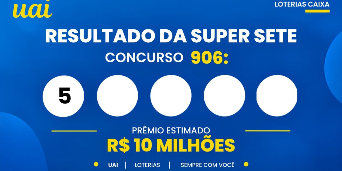 Resultado da Super Sete de hoje: veja os números e o rateio do concurso 906, que pode pagar R$ 10 milhões (sexta-feira, 02/10)