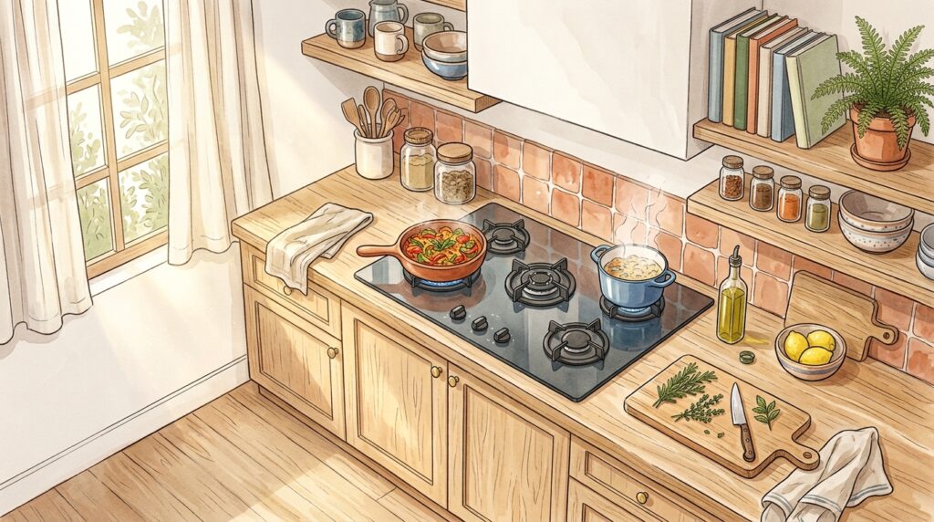 Um estalo seco seguido de um pequeno risco na mesa do cooktop? O impacto de panelas pesadas pode ter gerado uma trinca estrutural perigosa