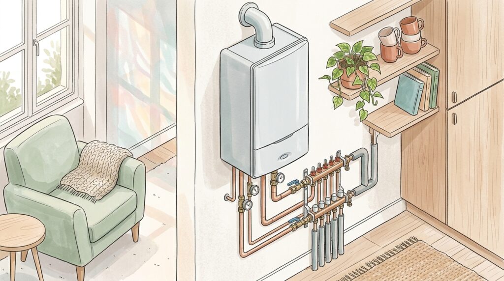 O aquecedor de água a gás da área de serviço está pingando água sem parar pela válvula lateral? A pressão do encanamento pode estar desregulada