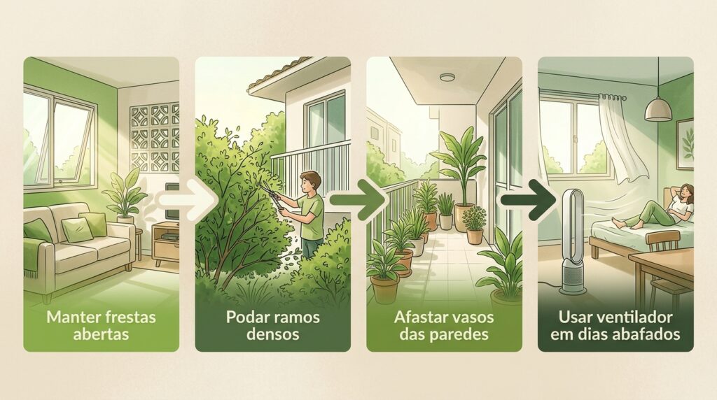 Suas plantas na varanda fecharam o ano cobertas daquela praga branca e grudenta? A falta de circulação de ar no apartamento é a principal aliada delas