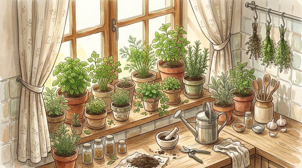 Plantou ervas aromáticas na janela da cozinha e elas secaram em poucos dias? O efeito de lupa do vidro queimou os tecidos