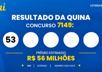Resultado da Quina de hoje: veja números e rateio do concurso 7149 (quinta, 22/10)
