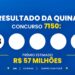Resultado da Quina 7150 de hoje, sexta-feira (23/10): horário do sorteio e como apostar no prêmio acumulado de R$ 57 milhões