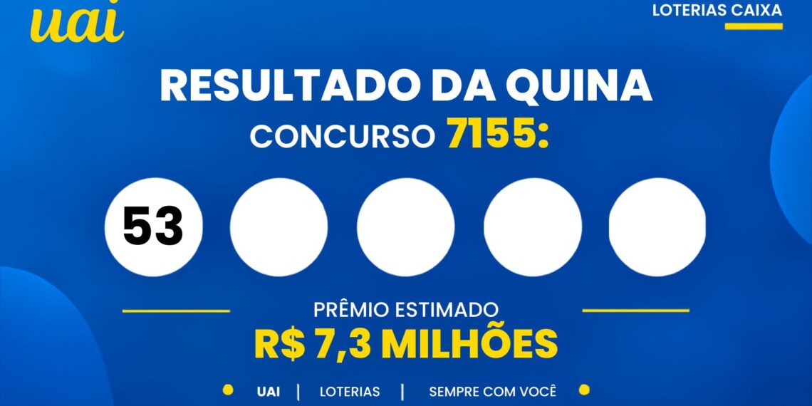 Resultado da Quina 7155 de hoje (29/10): confira os números sorteados e o prêmio de R$ 7,2 milhões