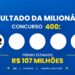 Resultado da +Milionária 400 de hoje (quarta-feira, 21/10): dezenas sorteadas, trevos e rateio do prêmio de R$ 107 milhões