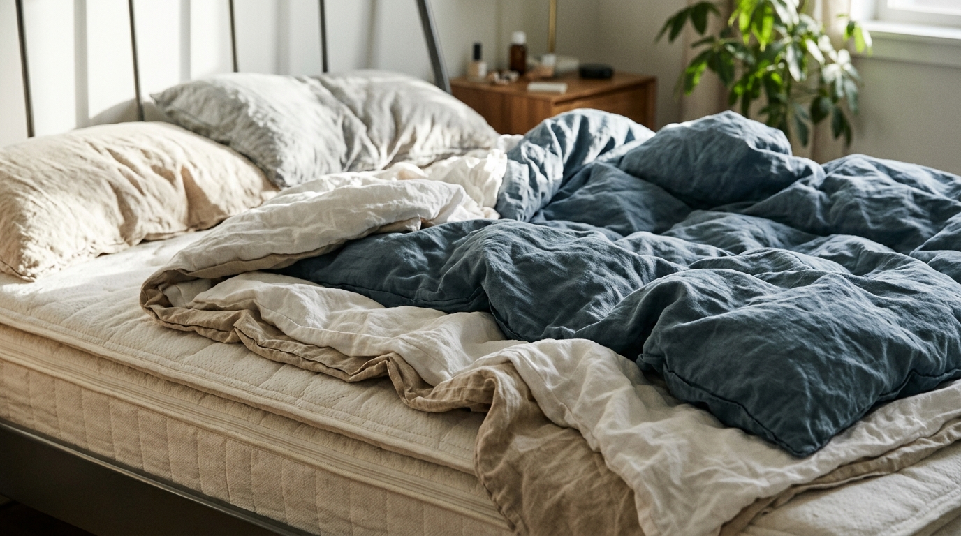 Entenda: O erro comum ao arrumar a cama assim que acorda que multiplica os ácaros no colchão