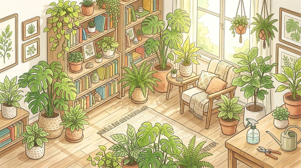 As suas plantas de interior ganharam uma crosta branca nas folhas após a rega? O calcário da água dura está a tapar os estomas